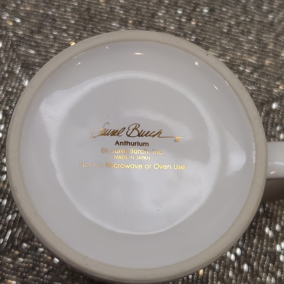 SOLD!!! LAUREL BURCH Coffee Mug "Anthuriums" - Picture 6 of 6